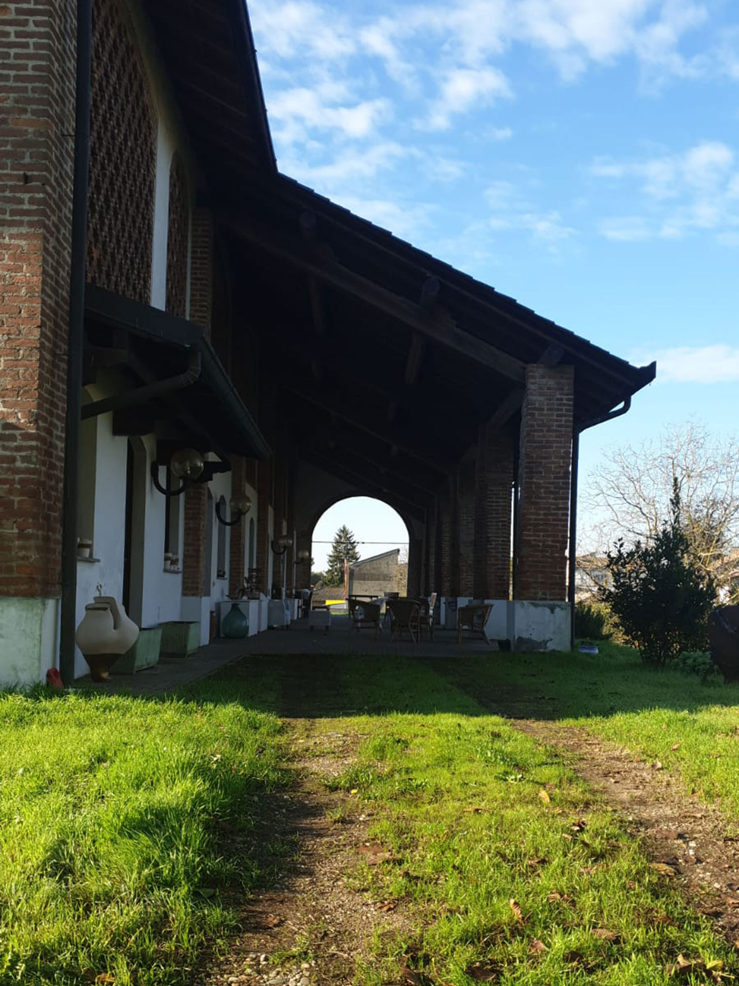 Porticato di Cascina Orologio a Pavia