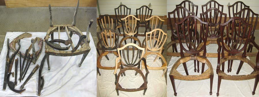 Restauro sedie in legno
